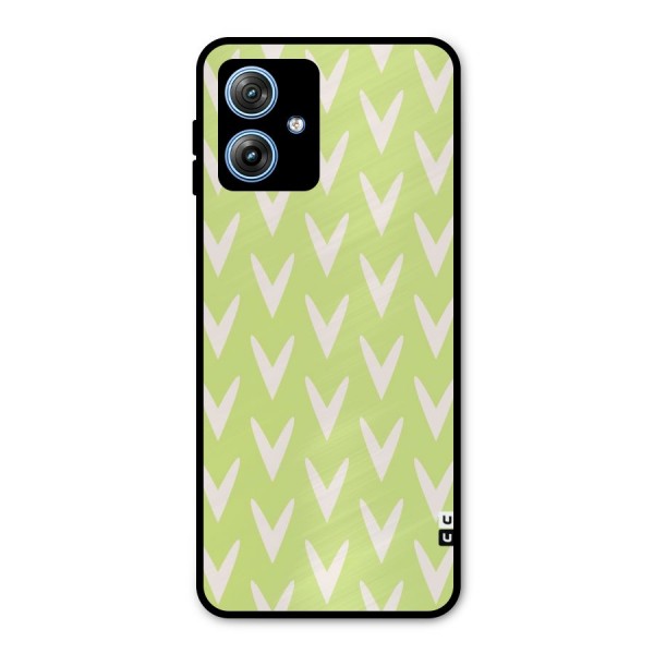 Pastel Green Grass Metal Back Case for Moto G54