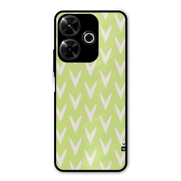 Pastel Green Grass Metal Back Case for Poco M6 Plus