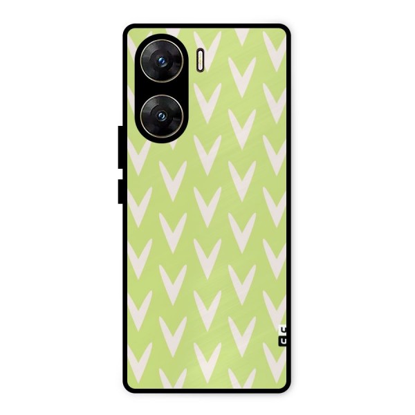 Pastel Green Grass Metal Back Case for Vivo V29e
