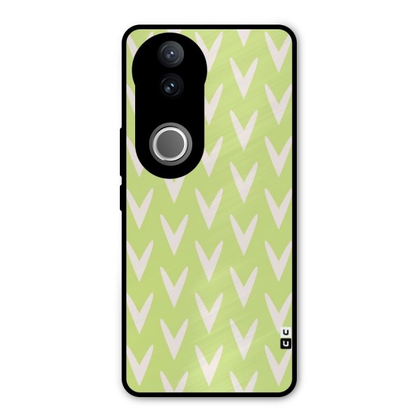 Pastel Green Grass Metal Back Case for Vivo V50e