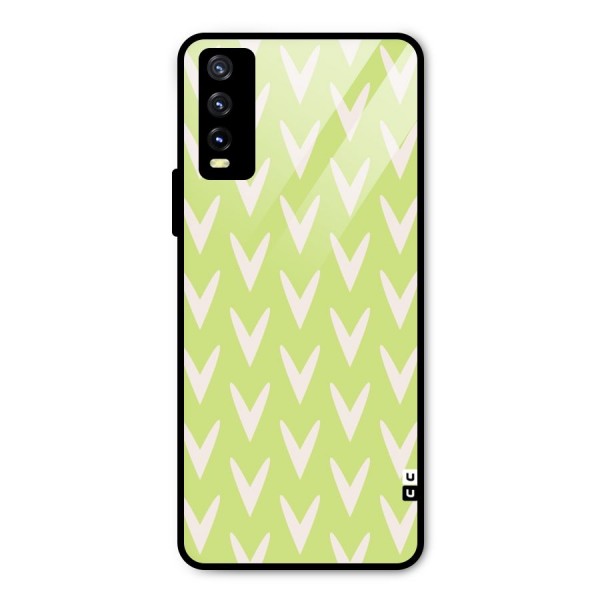 Pastel Green Grass Metal Back Case for Vivo Y20i