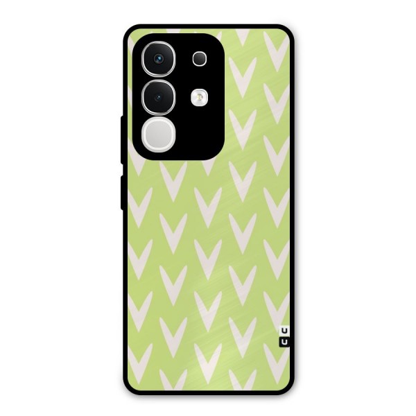Pastel Green Grass Metal Back Case for iQOO Z10x
