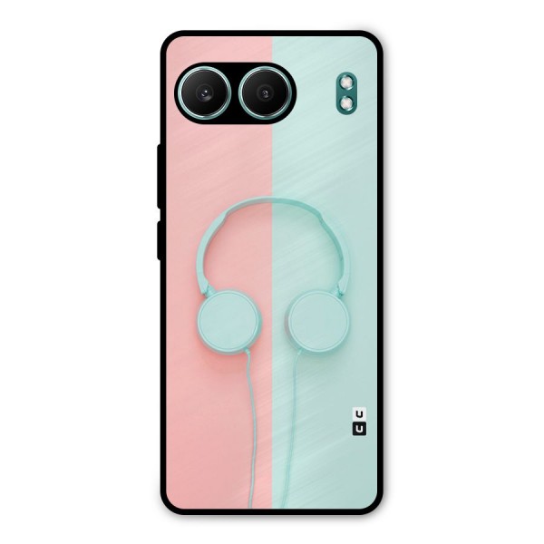 Pastel Headphones Metal Back Case for OnePlus Nord 4