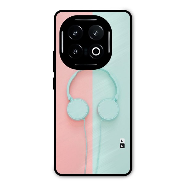 Pastel Headphones Metal Back Case for iQOO 13