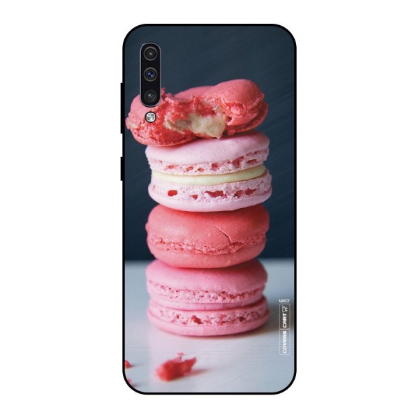 Pastel Macroons Metal Back Case for Galaxy A50