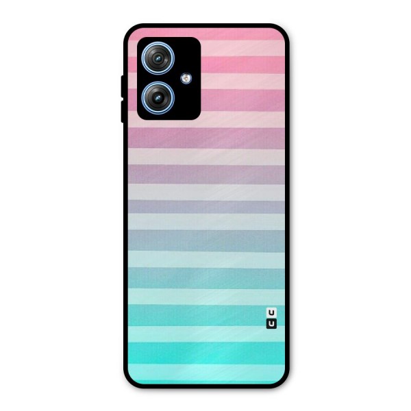 Pastel Ombre Metal Back Case for Moto G54