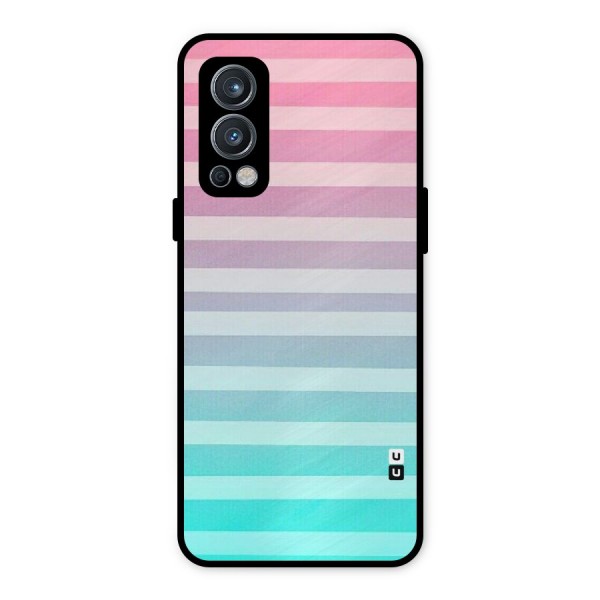 Pastel Ombre Metal Back Case for OnePlus Nord 2 5G