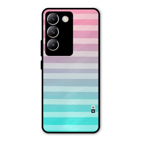 Pastel Ombre Metal Back Case for Vivo Y200e