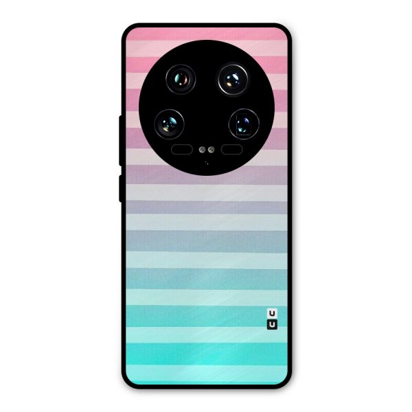 Pastel Ombre Metal Back Case for Xiaomi 14 Ultra