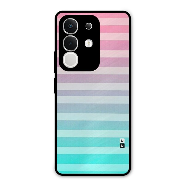 Pastel Ombre Metal Back Case for iQOO Z10x