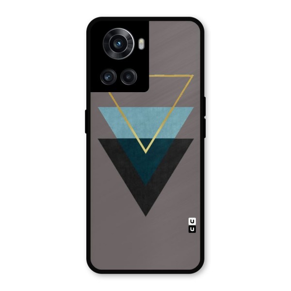 Pastel Triangle Metal Back Case for OnePlus 10R