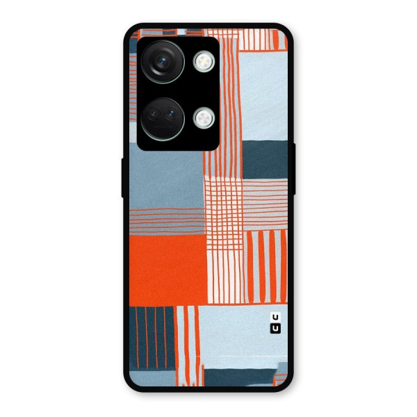 Pattern In Lines Metal Back Case for OnePlus Nord 3