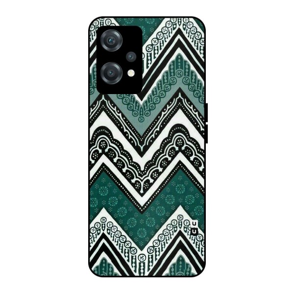 Patterned Chevron Metal Back Case for OnePlus Nord CE 2 Lite 5G