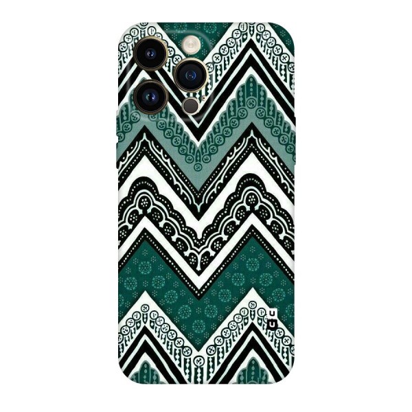 Patterned Chevron Original Polycarbonate Back Case for iPhone 14 Pro Max