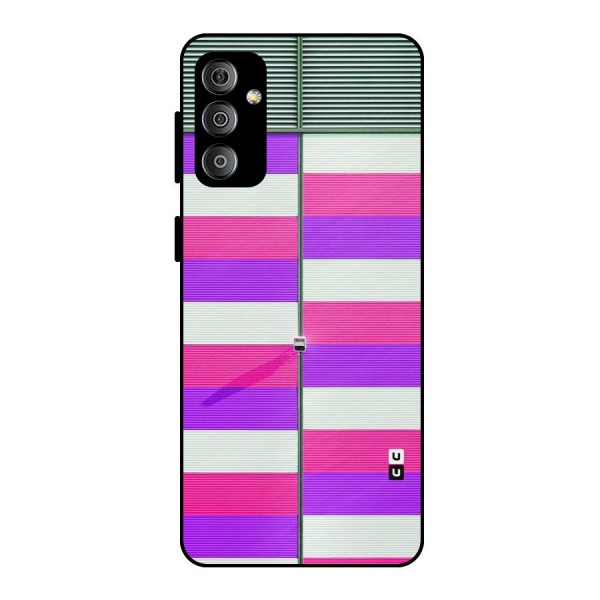 Patterns City Metal Back Case for Galaxy F23