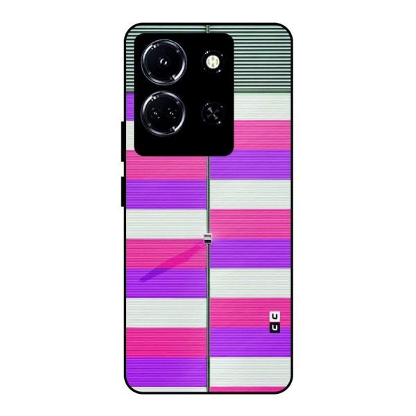 Patterns City Metal Back Case for Infinix Note 30 5G