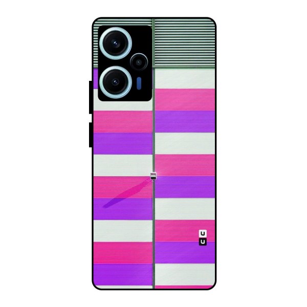 Patterns City Metal Back Case for Poco F5