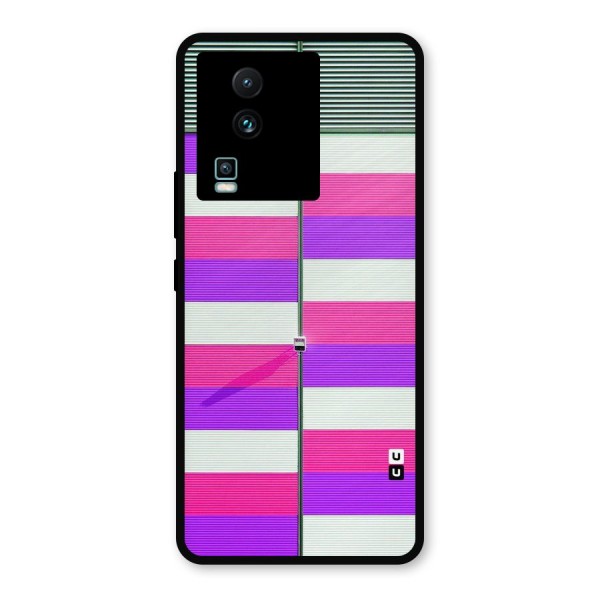 Patterns City Metal Back Case for iQOO Neo 7 Pro