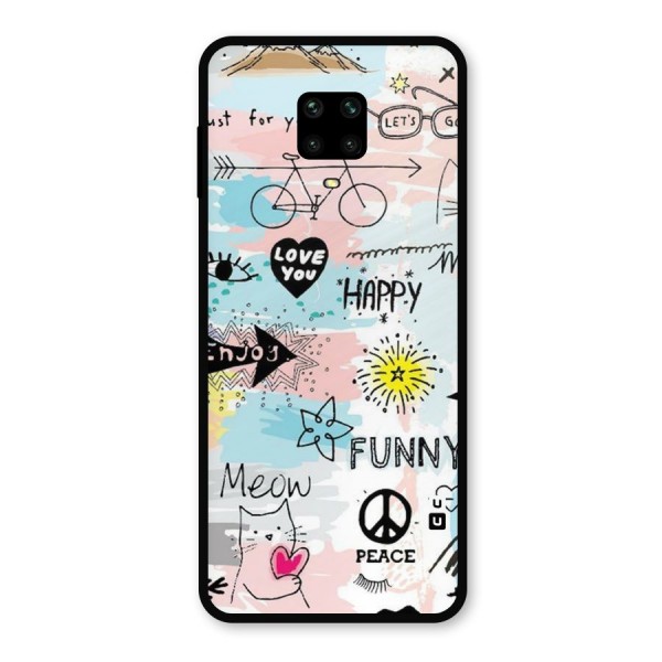 Peace And Funny Metal Back Case for Redmi Note 9 Pro Max
