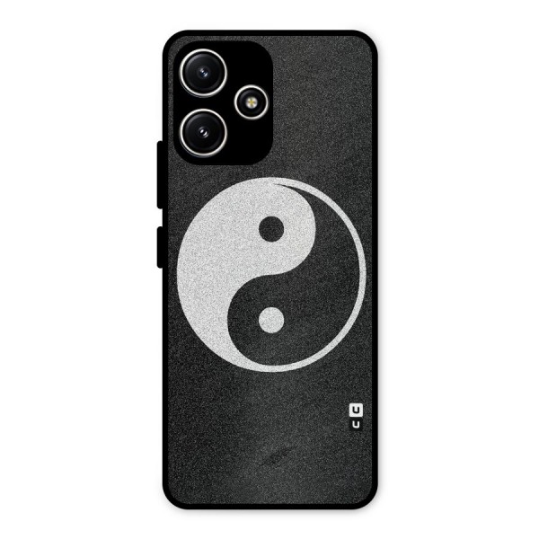 Peace Disorted Metal Back Case for Redmi 12 5G