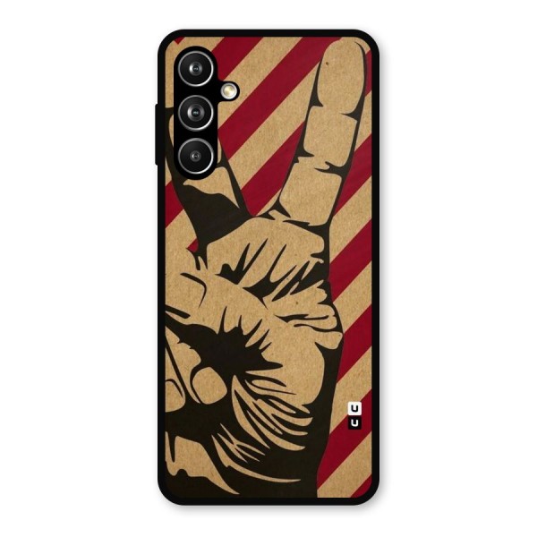Peace Stripes Metal Back Case for Galaxy F54