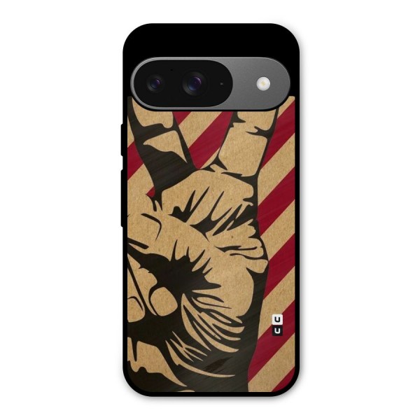 Peace Stripes Metal Back Case for Google Pixel 9