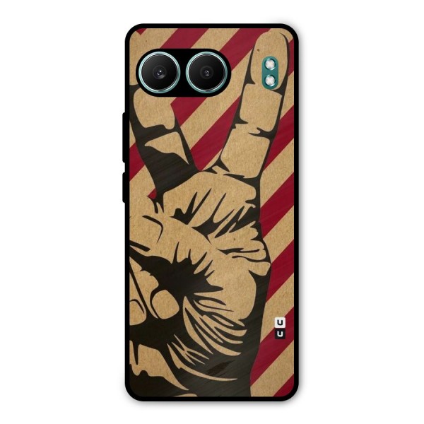 Peace Stripes Metal Back Case for OnePlus Nord 4