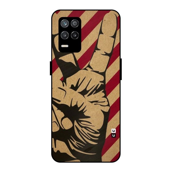 Peace Stripes Metal Back Case for Realme 9 5G