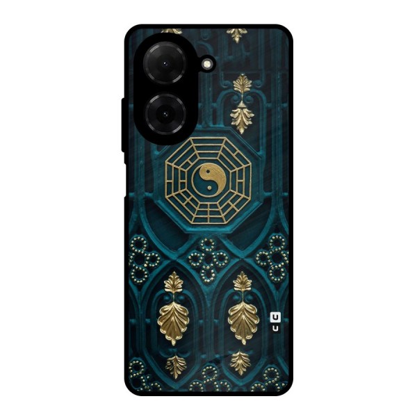 Peace Web Design Metal Back Case for Poco C71