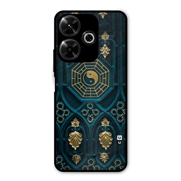 Peace Web Design Metal Back Case for Poco M6 Plus