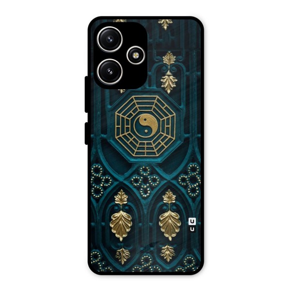 Peace Web Design Metal Back Case for Redmi 12 5G