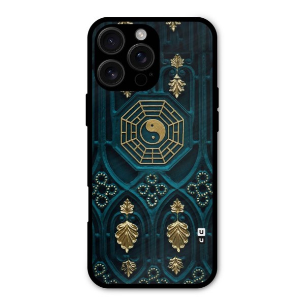 Peace Web Design Metal Back Case for iPhone 16 Pro Max