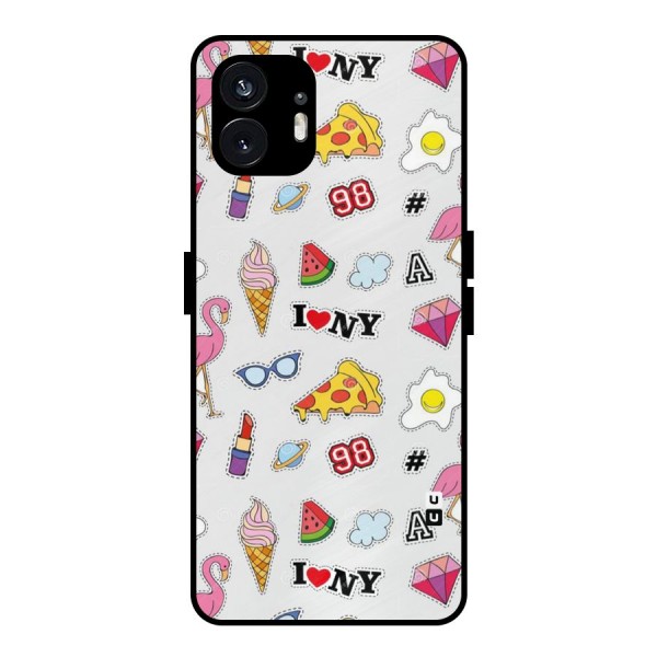 Personnel Quirk Metal Back Case for Nothing Phone 2