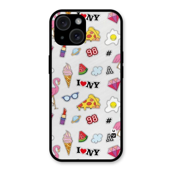 Personnel Quirk Metal Back Case for iPhone 15
