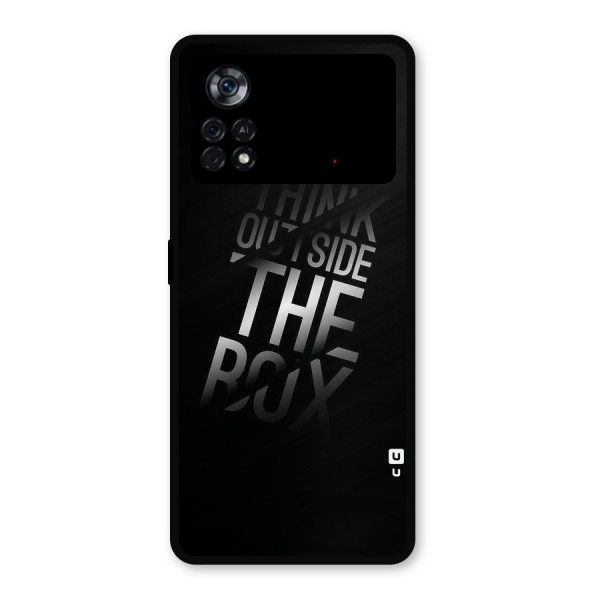 Perspective Thinking Metal Back Case for Poco X4 Pro 5G