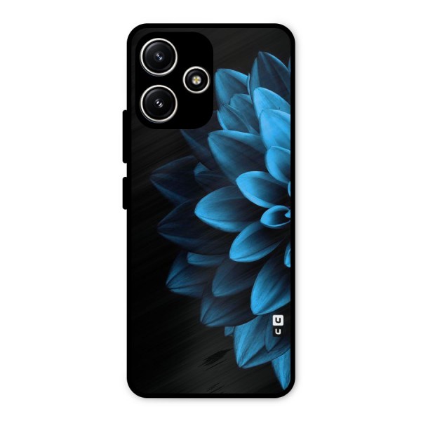 Petals In Blue Metal Back Case for Redmi 12 5G