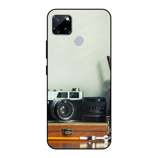 Photographer Desk Metal Back Case for Realme Narzo 30A
