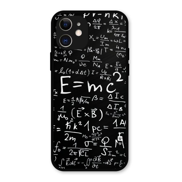 Physics Equation Metal Back Case for iPhone 12