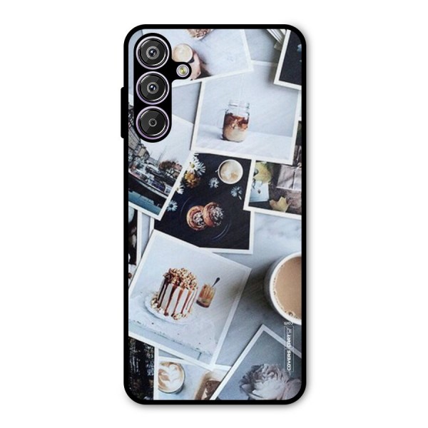 Pictures Coffee Metal Back Case for Galaxy F15