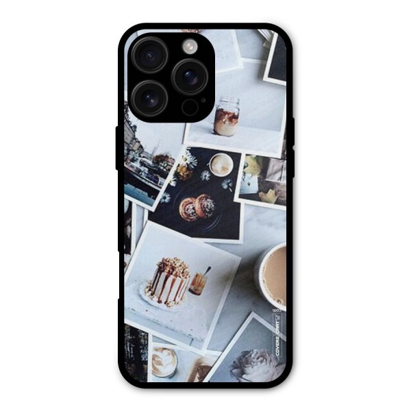 Pictures Coffee Metal Back Case for iPhone 16 Pro Max