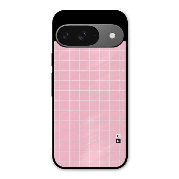 Pink Checks Metal Back Case for Google Pixel 9