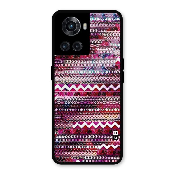 Pink Indie Pattern Metal Back Case for OnePlus 10R