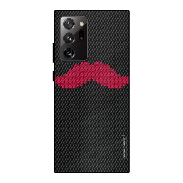 Pink Moustache Metal Back Case for Galaxy Note 20 Ultra 5G