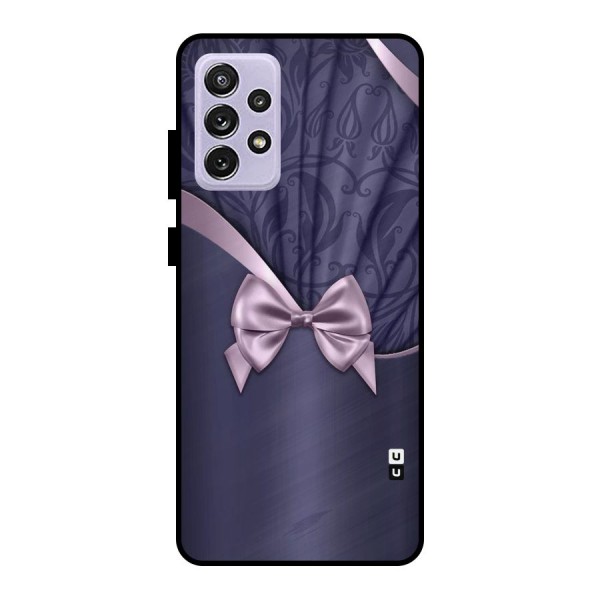 Pink Ribbon Metal Back Case for Galaxy A72