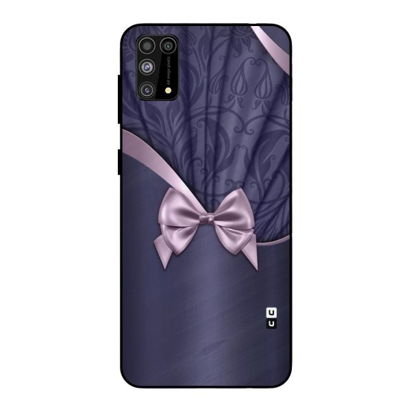 Pink Ribbon Metal Back Case for Galaxy M31