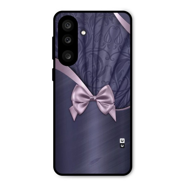 Pink Ribbon Metal Back Case for Galaxy M56