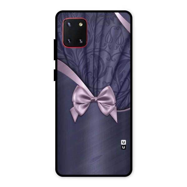 Pink Ribbon Metal Back Case for Galaxy Note 10 Lite
