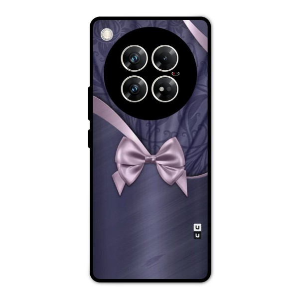 Pink Ribbon Metal Back Case for Infinix Zero 40 5G