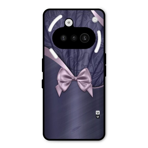 Pink Ribbon Metal Back Case for Nothing Phone 3a
