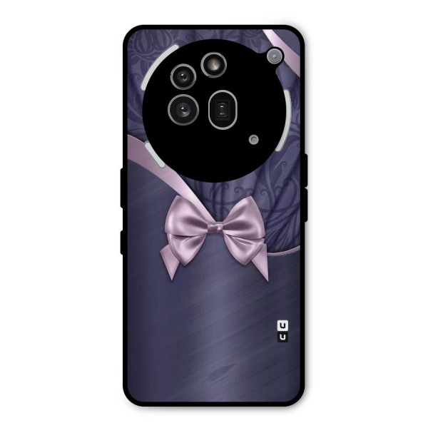 Pink Ribbon Metal Back Case for Nothing Phone 3a Pro